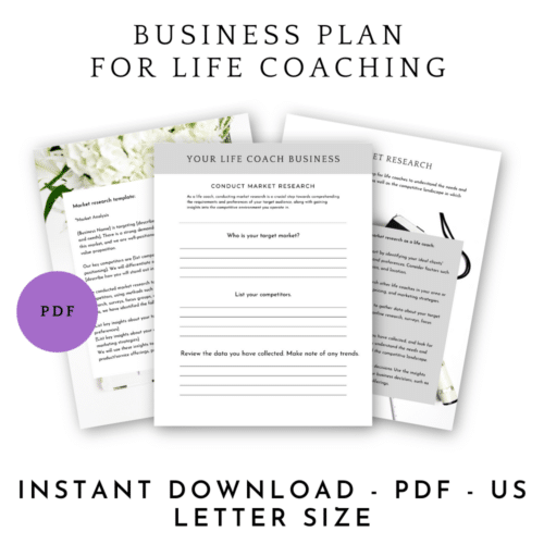 Business Plan Template for Life Coaches