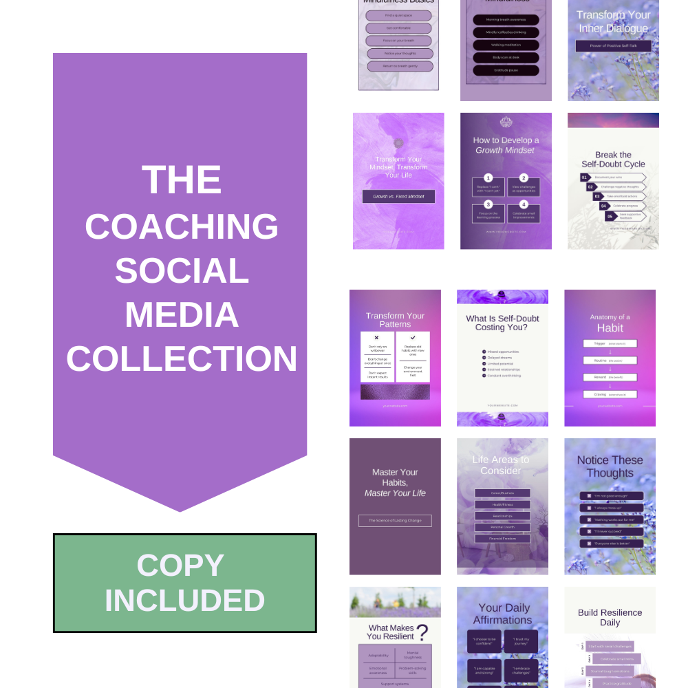 150 Templates - The Coaching Social Media Collection