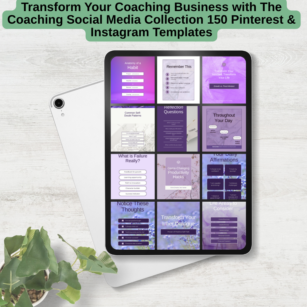 150 Templates - The Coaching Social Media Collection