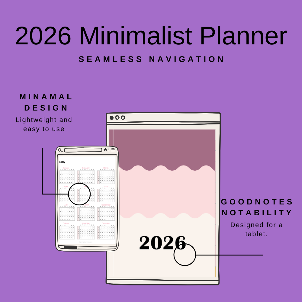 2026 Vitality Digital Planner