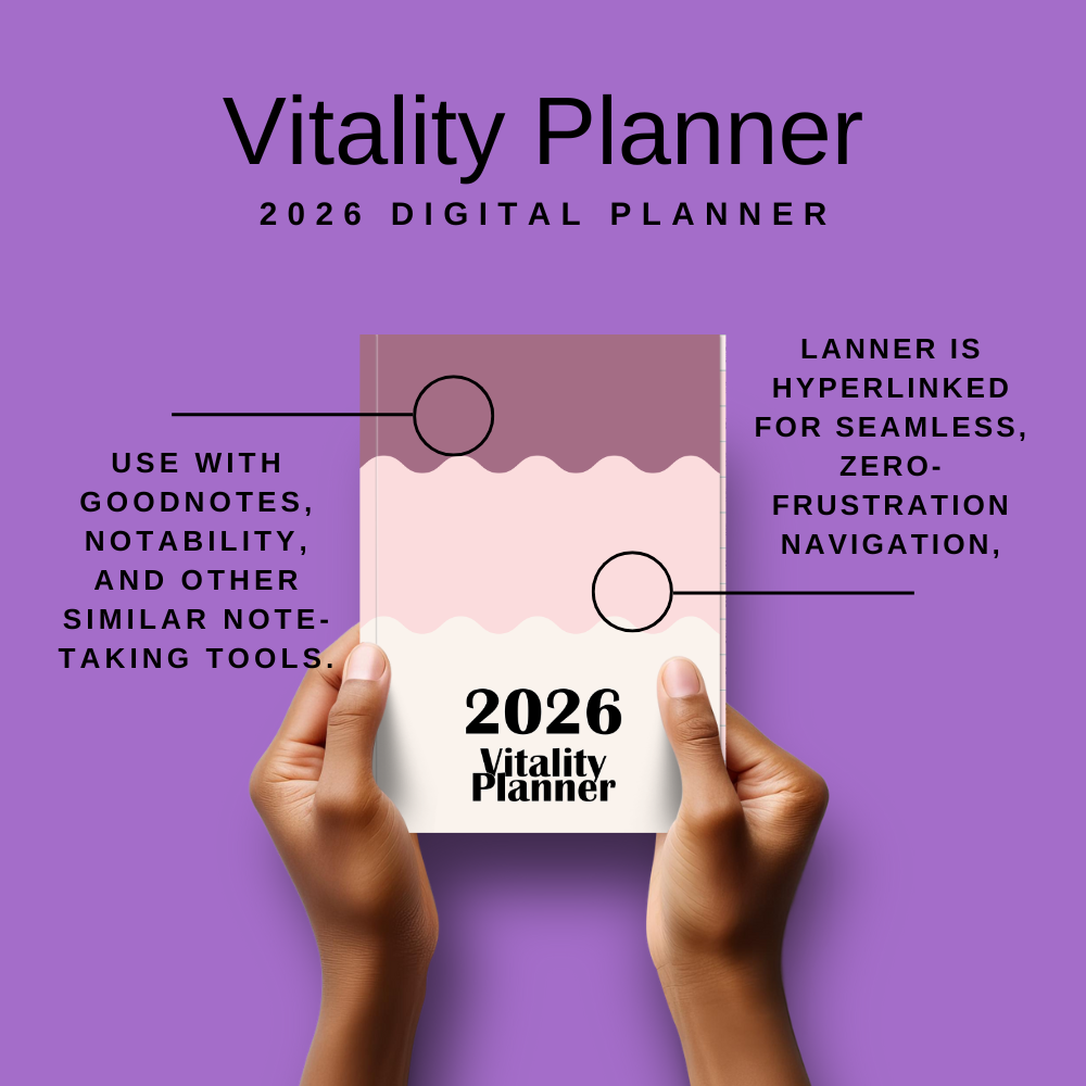 2026 Vitality Digital Planner