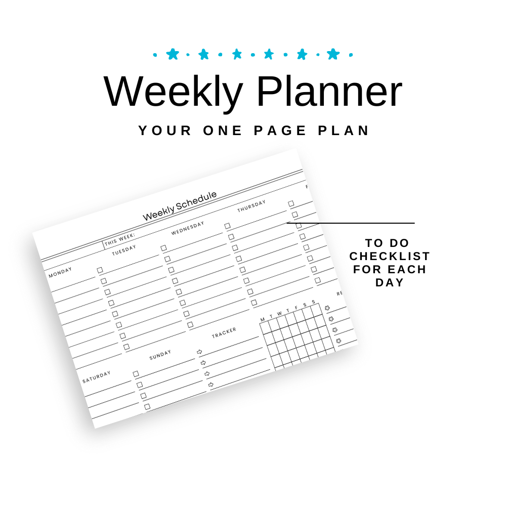 The Simple Weekly Planner | Printable Schedule for Solopreneurs